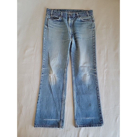 Levi's Other - Levis Mens Jeans 36x30.5 Boot Orange Tab Distressed High Rise VTG 20517 0217 70s